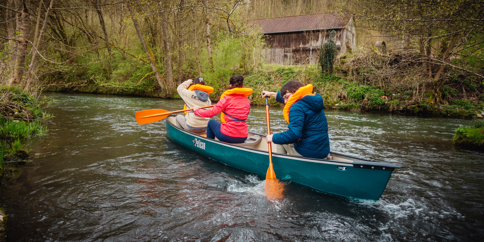 Canoeing on the Pegnitz