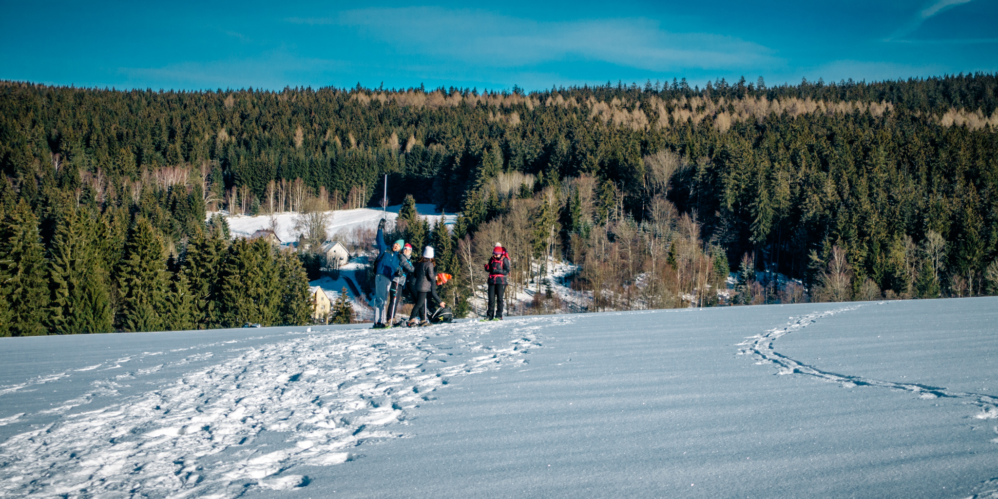 Bischofsgruen-Schneeschuhwanderung-11