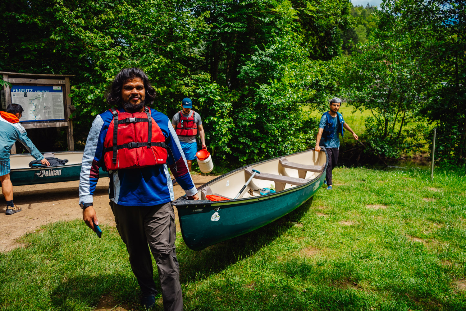 Canoe-n-hike on Pegnitz